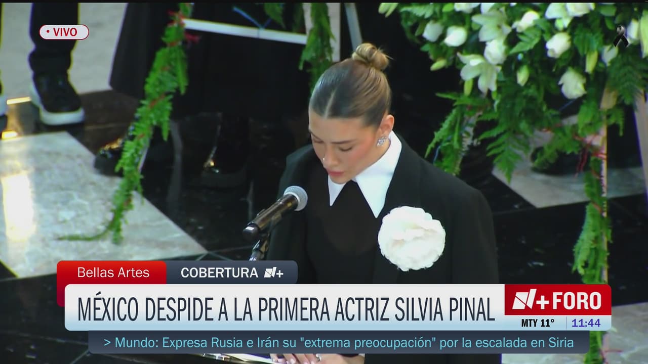 Buscaré tu voz diciéndome "pórtate bien canija": Michelle Salas se despide de Silvia Pinal