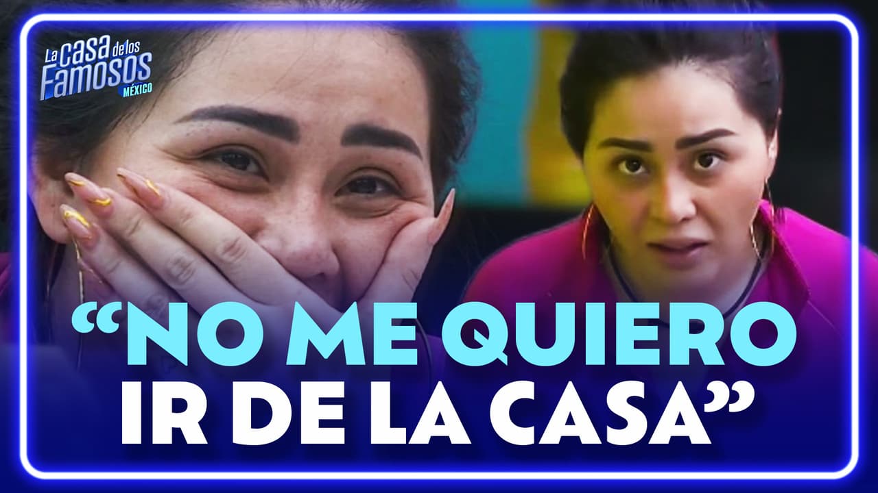 Gomita, al borde de las lágrimas, dice que no quiere irse de 'La Casa de los Famosos México'