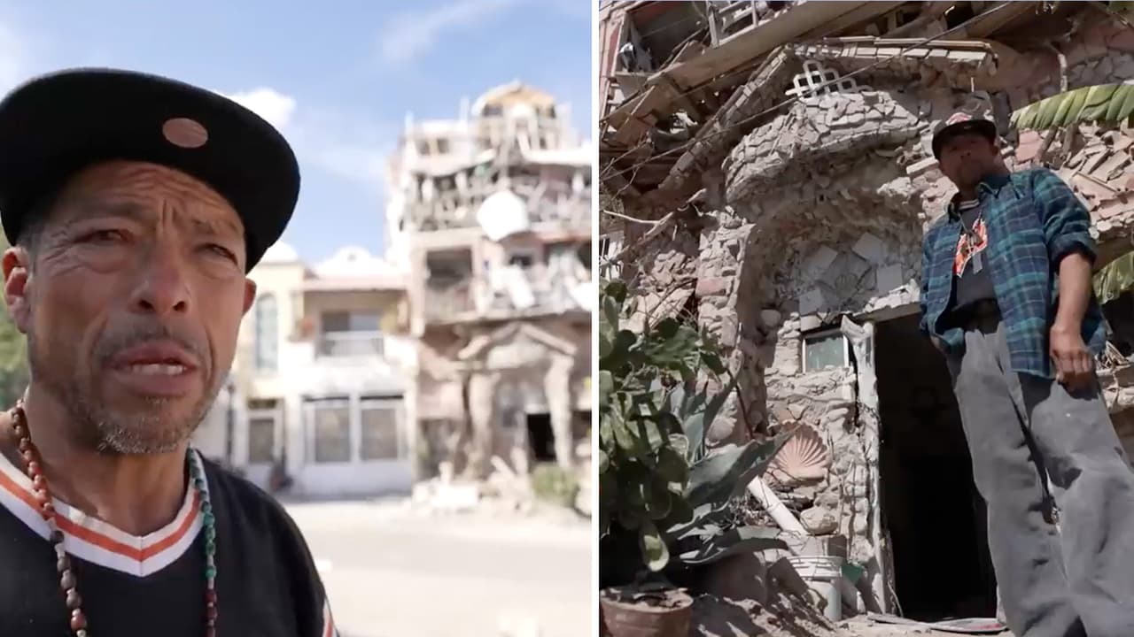 Hombre construye casa de cuatro pisos solo con basura y el resultado te va a impactar