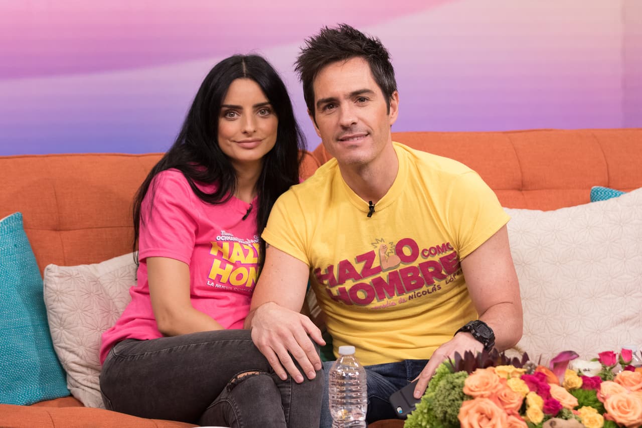 Photo © 2017 Sipa Usa/The Grosby Group Miami, Aug 31 2017 Actor Mauricio Ochmann is seen during "Despierta America" morning show on August 31, 2017 in Miami, Florida.