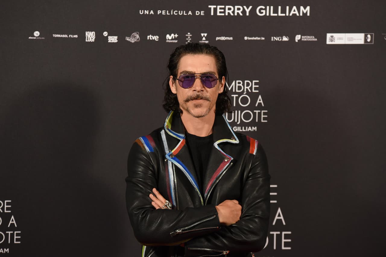Óscar Jaenada en la premiere de la película 'El hombre que mató a Don Quijote'