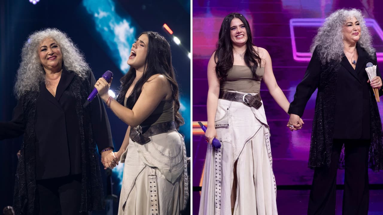 Camila Fernández cumple su sueño de cantar al lado de Amanda Miguel en Juego de Voces 2026: "la mejor voz del mundo"