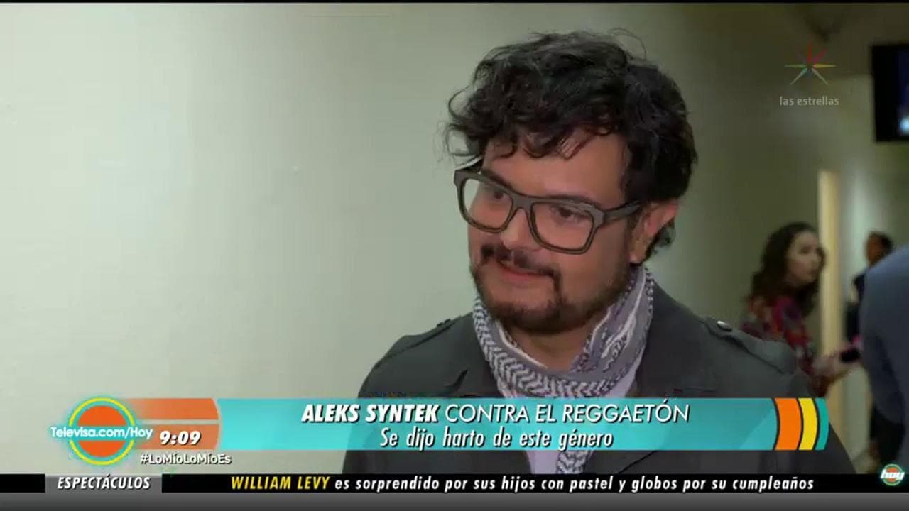 Aleks Syntek reconoce que se equivocó