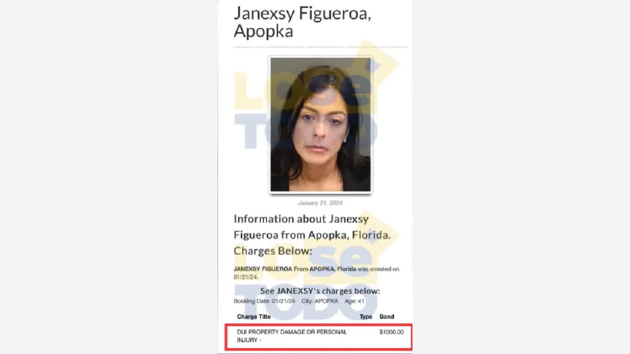 Janexsy Figueroa fue arrestada en Orlando