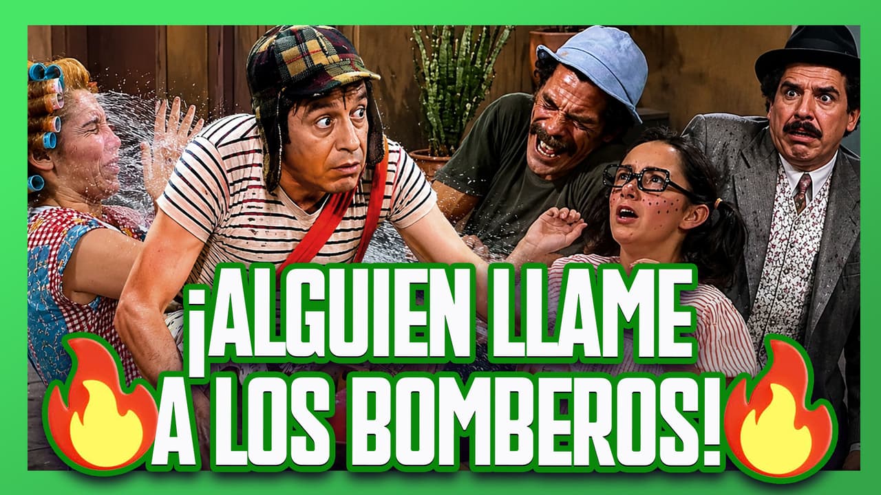 El Chavo, Quico y la Chilindrina juegan a los incendios
