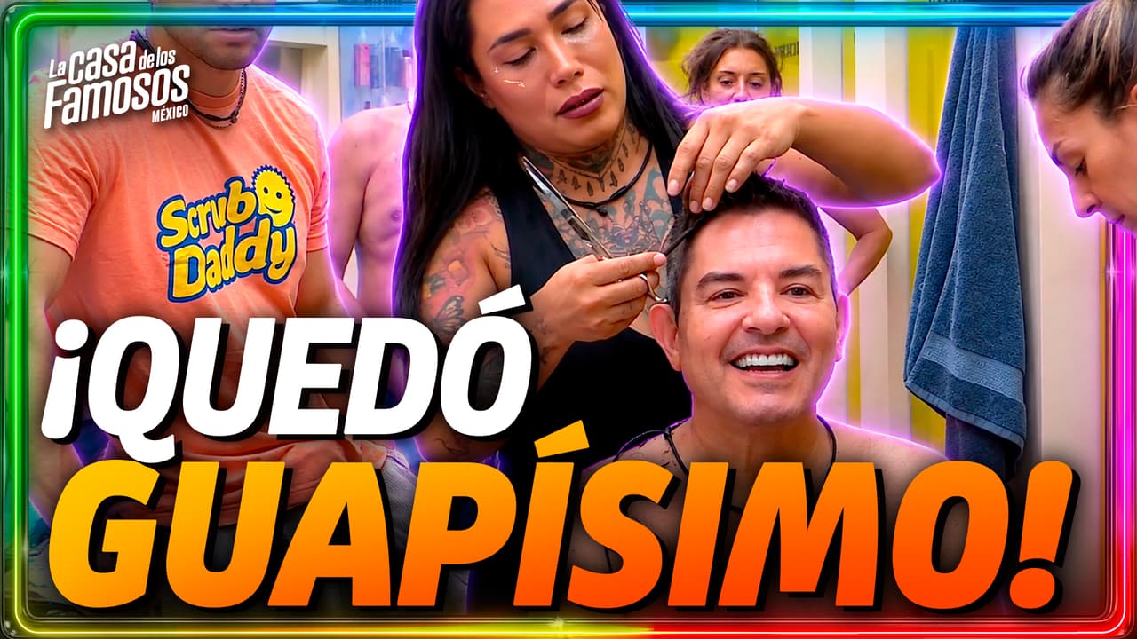 "¡Qué jovial! así dejó Karina de guapo a Ernesto Laguardia con su cambió de look"
