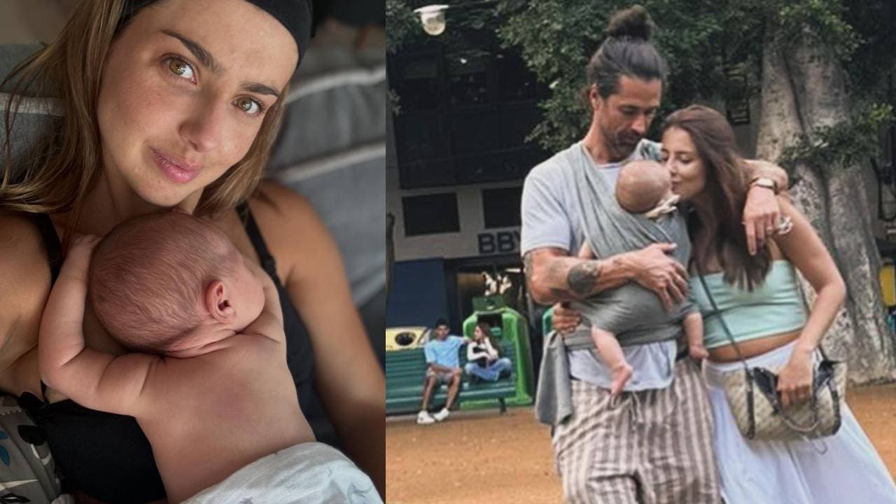 Michelle Renaud por fin muestra la carita de su bebé: presenta a su hijo Milo en tiernas fotos 