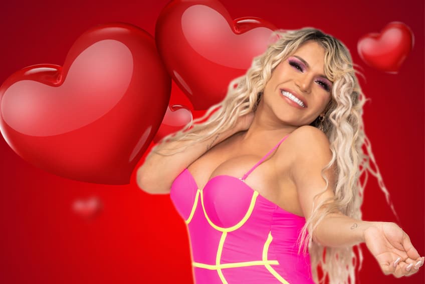 Wendy Guevara tendrá cita con famoso conductor y coquetea con él en redes sociales: "Estoy cacheteando las banquetas por ti"