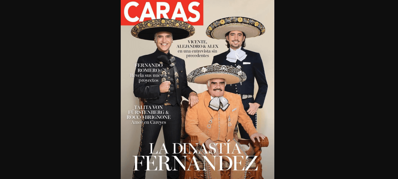 A finales de ese año, por primea vez protagonizó una portada de revista junto a su hijo y nieto, volviéndose viral. “El amor que une a mi familia es más grande que cualquier otro que haya conocido. Nuestras tradiciones, nuestra música, nuestro bagaje y nuestras historias nos permiten vivir juntos el amor a México. Gracias a la revista Caras por compartir este momento tan especial que viví al lado de dos de las personas más importantes para mí. Los amo”.