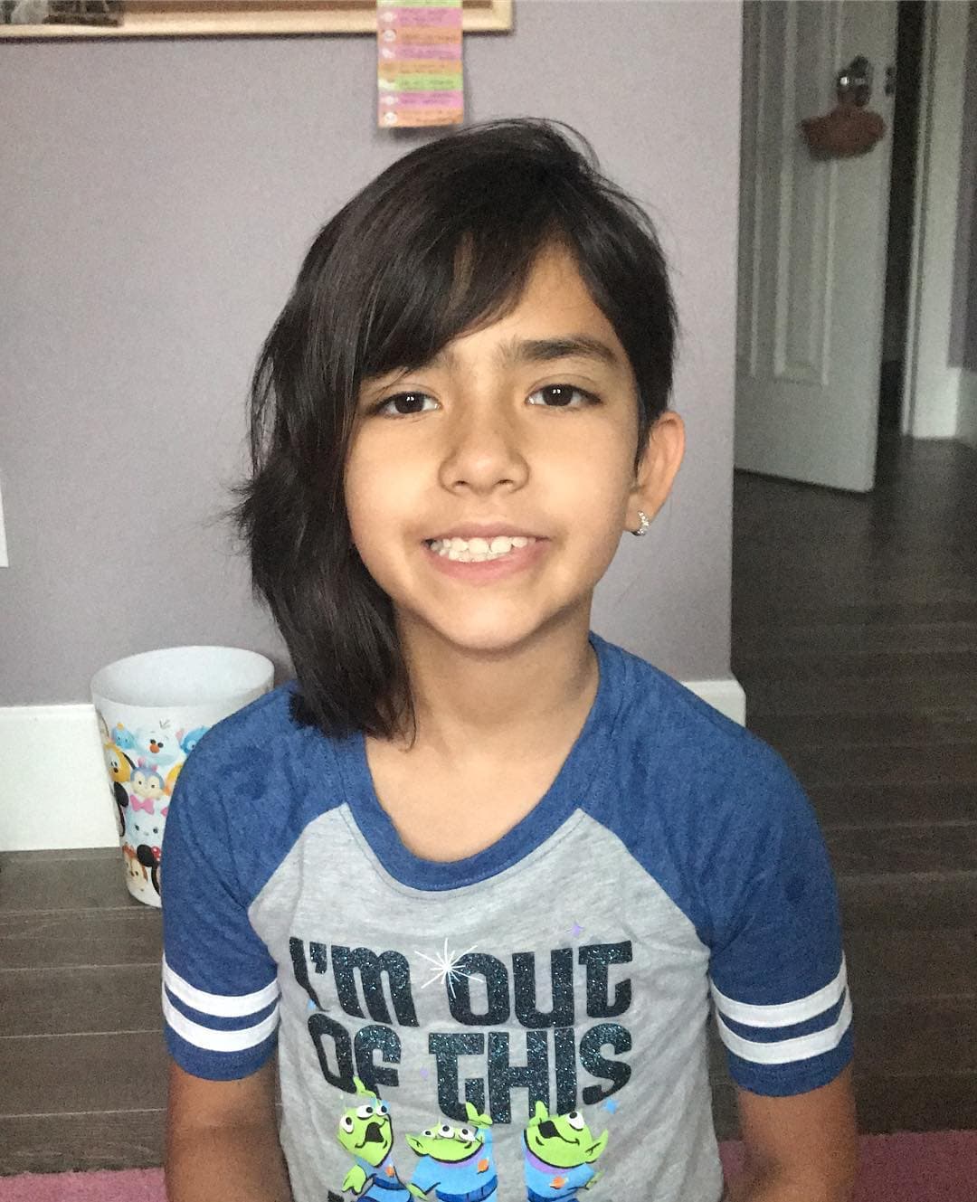 La tercera y última hija de Omar se llama Sofía Chaparro, de 10 años, es una niña que vive feliz a lado de sus padres.