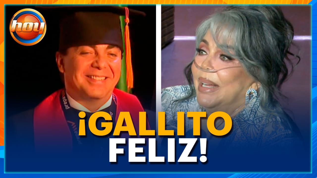 ¡Cristian Castro se gradúa! Así CELEBRÓ su logro y el EMOTIVO MENSAJE a Verónica Castro