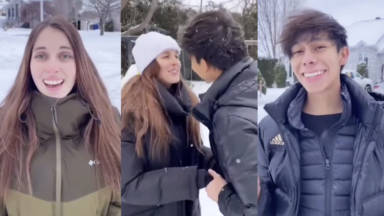 Pareja de novios mexicano-canadiense divierten e impactan a TikTok con sus choques culturales