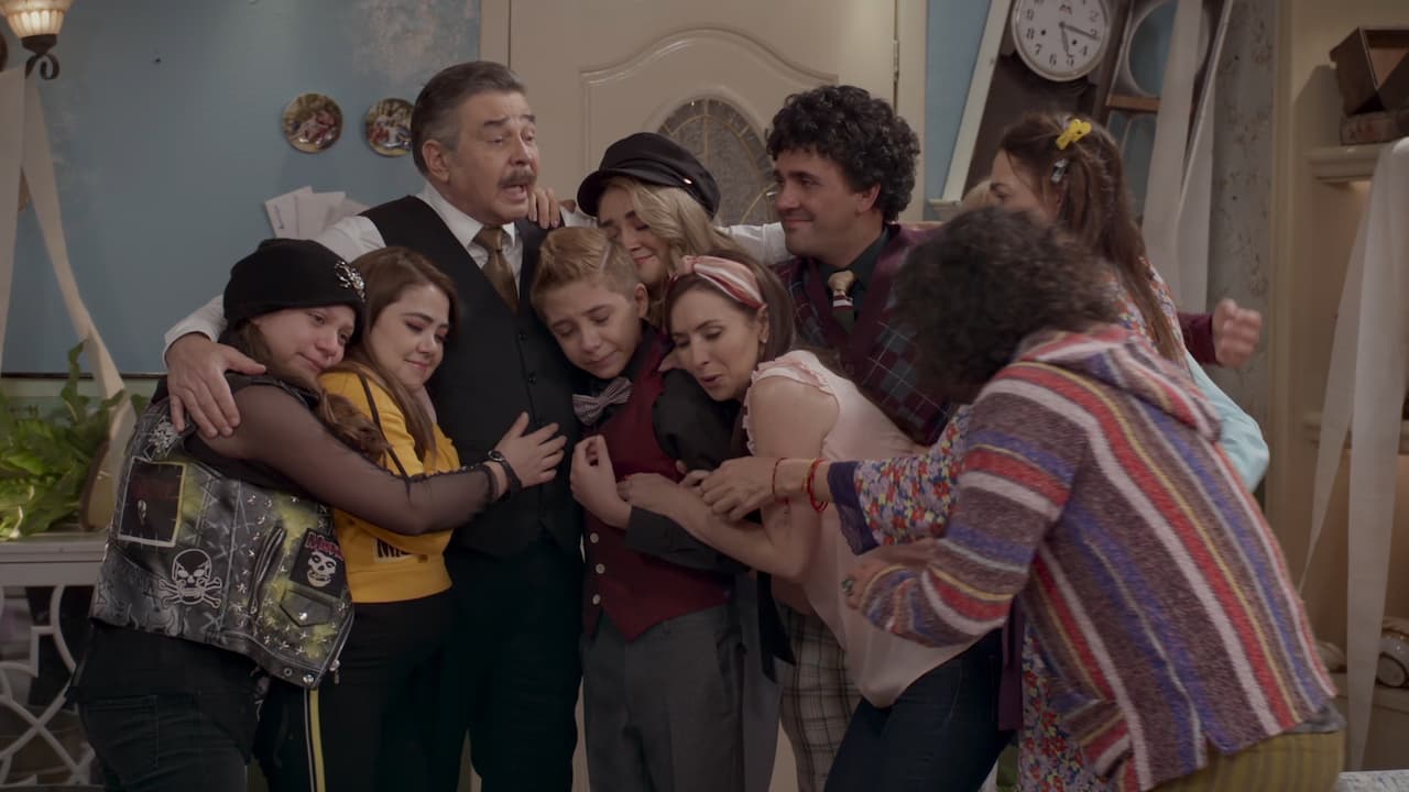 Después de una emotiva escena, Justito decide quedarse con su "verdadera familia": Los López.