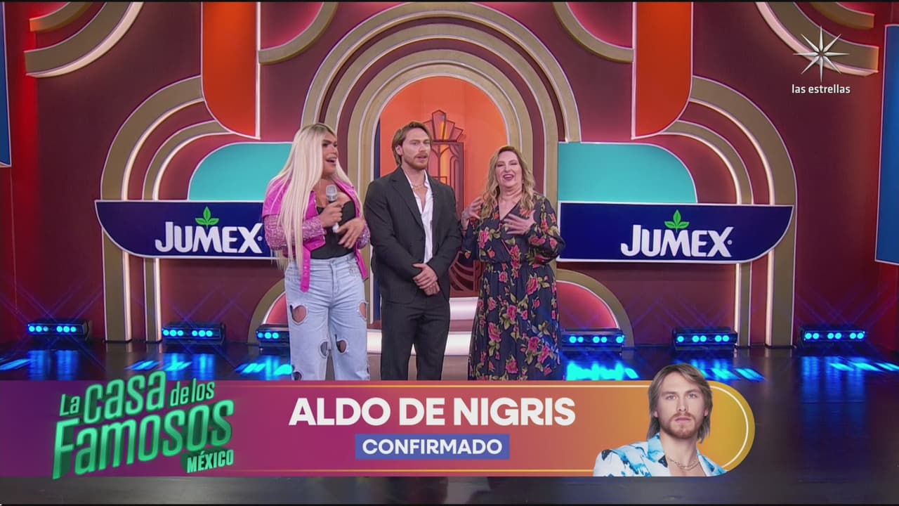 Aldo de Nigris es el sexto habitante de La Casa de los Famosos México y así lo presentó su abuelita