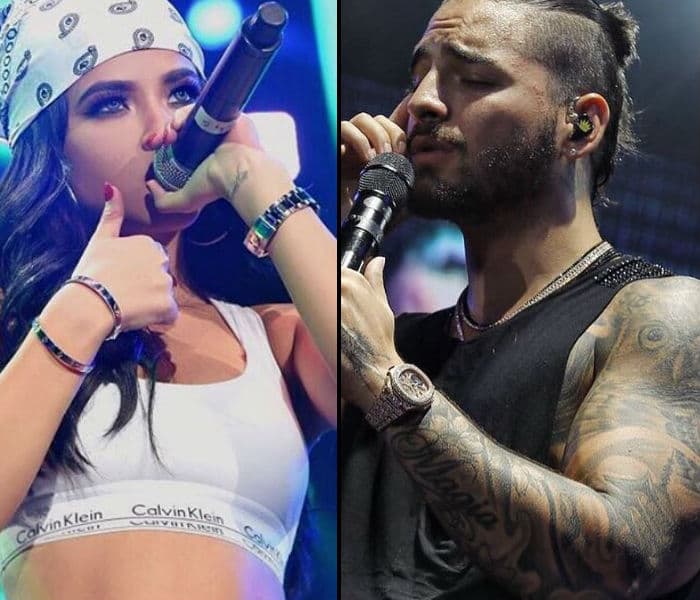 Becky G publica foto con Maluma...¡cuando eran adolescentes!