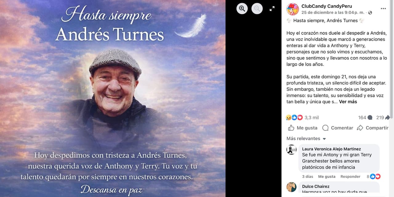 Andrés Turnes, actor argentino.