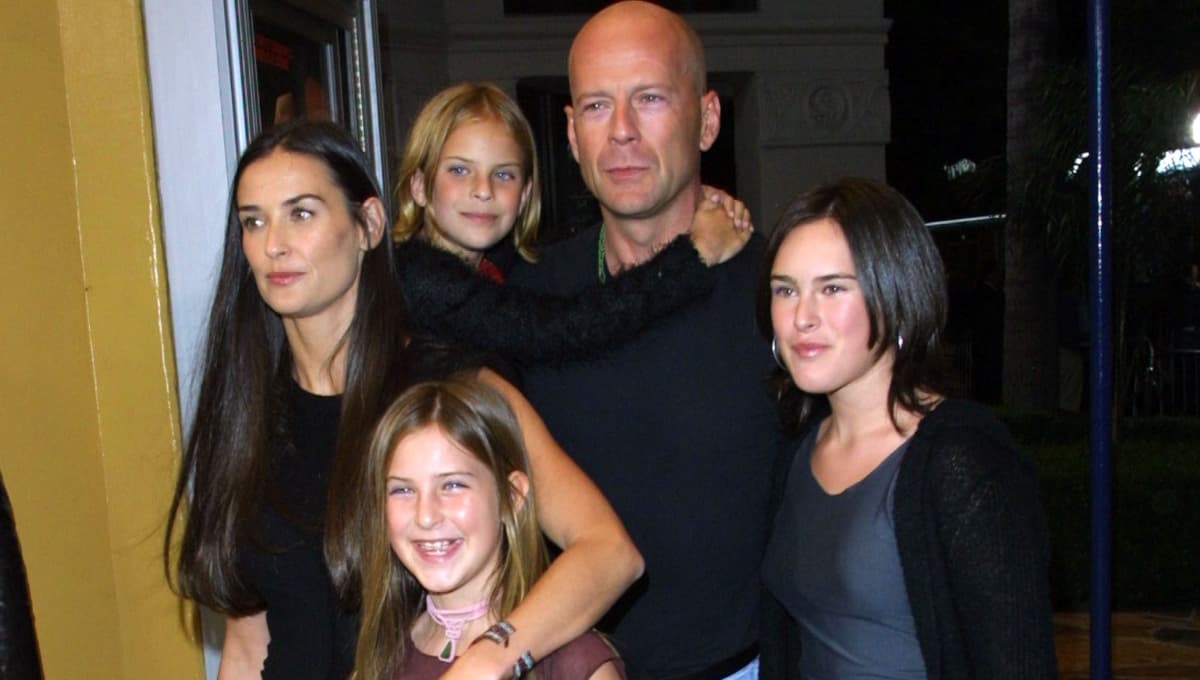 El difícil pasado de las tres hijas de Demi Moore y Bruce Willis