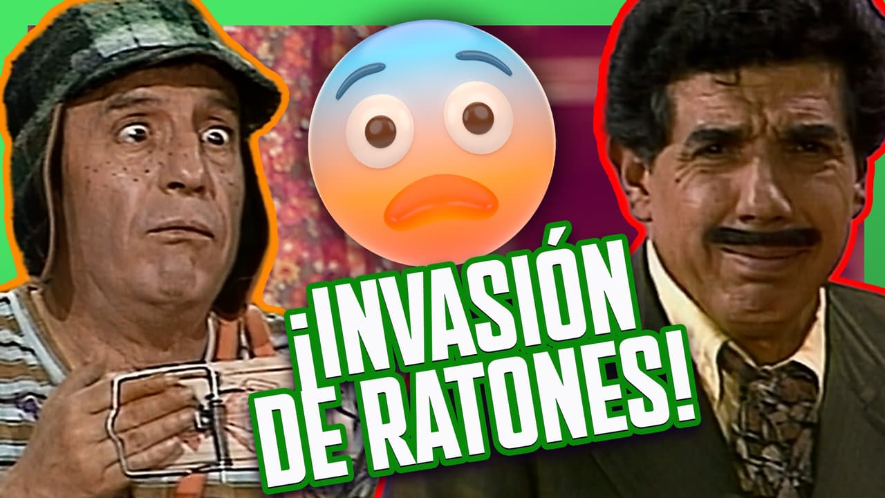 El Profesor Jirafales intenta atrapar un ratón sin que los clientes se enteren