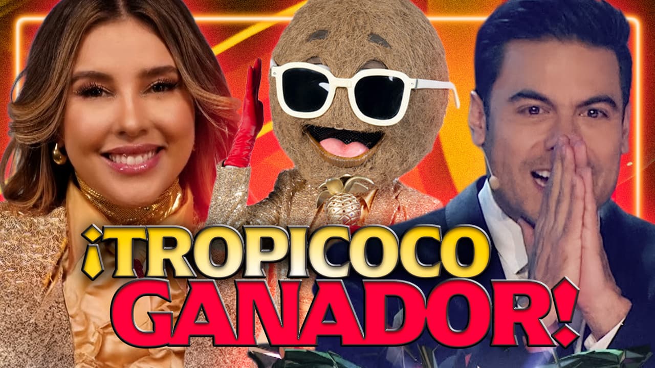 ¡FUERA MÁSCARA! Paulina Goto era Tropicoco, LA GANADORA de ¿Quién es la máscara? 2025