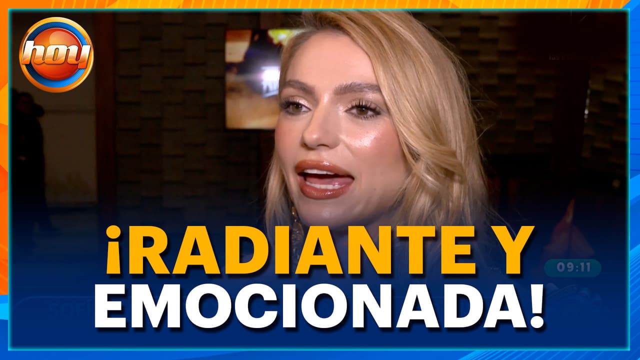 ¡Sofía Castro no pudo ocultar su emoción! Así vivió la PRESENTACIÓN de ‘Tierra de Amor y Coraje’