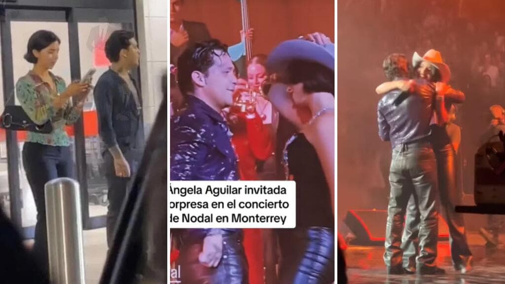 Ángela Aguilar y Christian Nodal fueron captados juntos