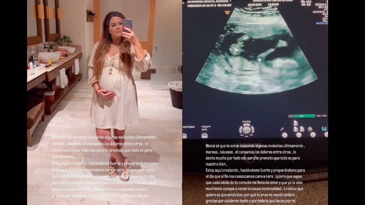 Mariana Echeverría revela qué está sufriendo en su embarazo