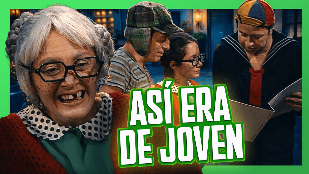 Don Ramón le enseña su álbum de foto a los niños