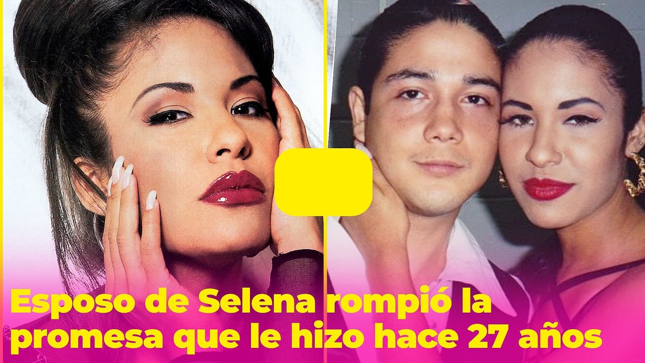 Con esta foto, el esposo de Selena rompió una promesa que le hizo a la cantante hace casi 30 años