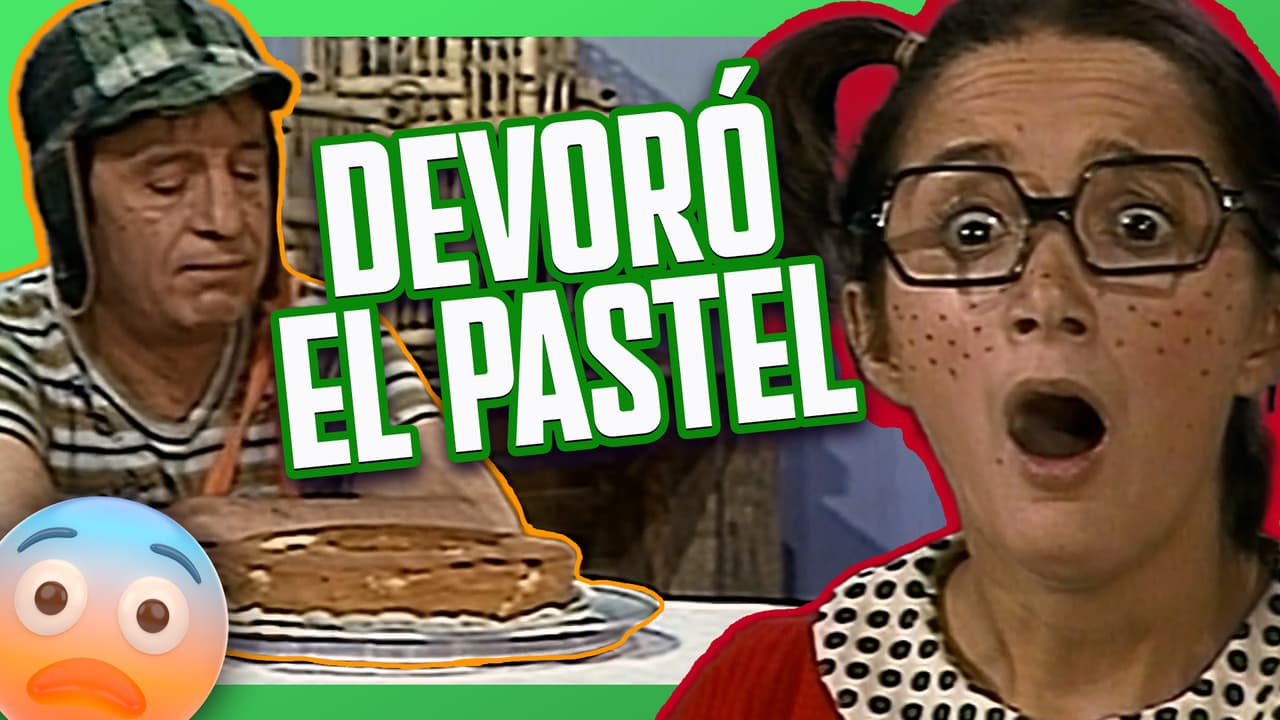 El Chavo intenta ayudar a Doña Florinda con su pastel