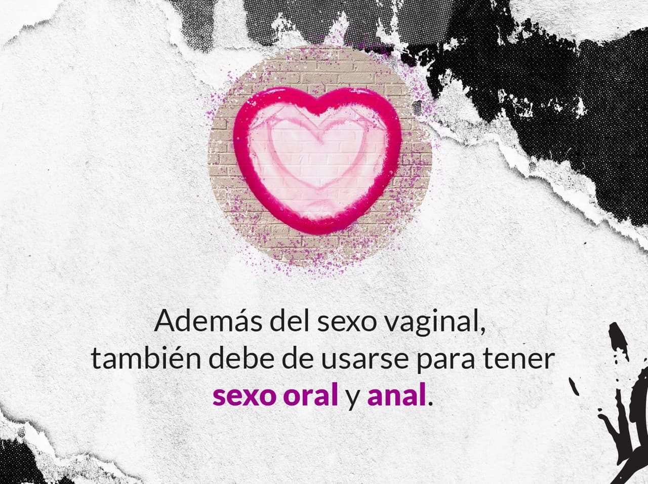 Evitar un embarazo no es la única prioridad. El uso de condón en sexo oral y anal previene la posibilidad de contraer una Infección de transmisión sexual.