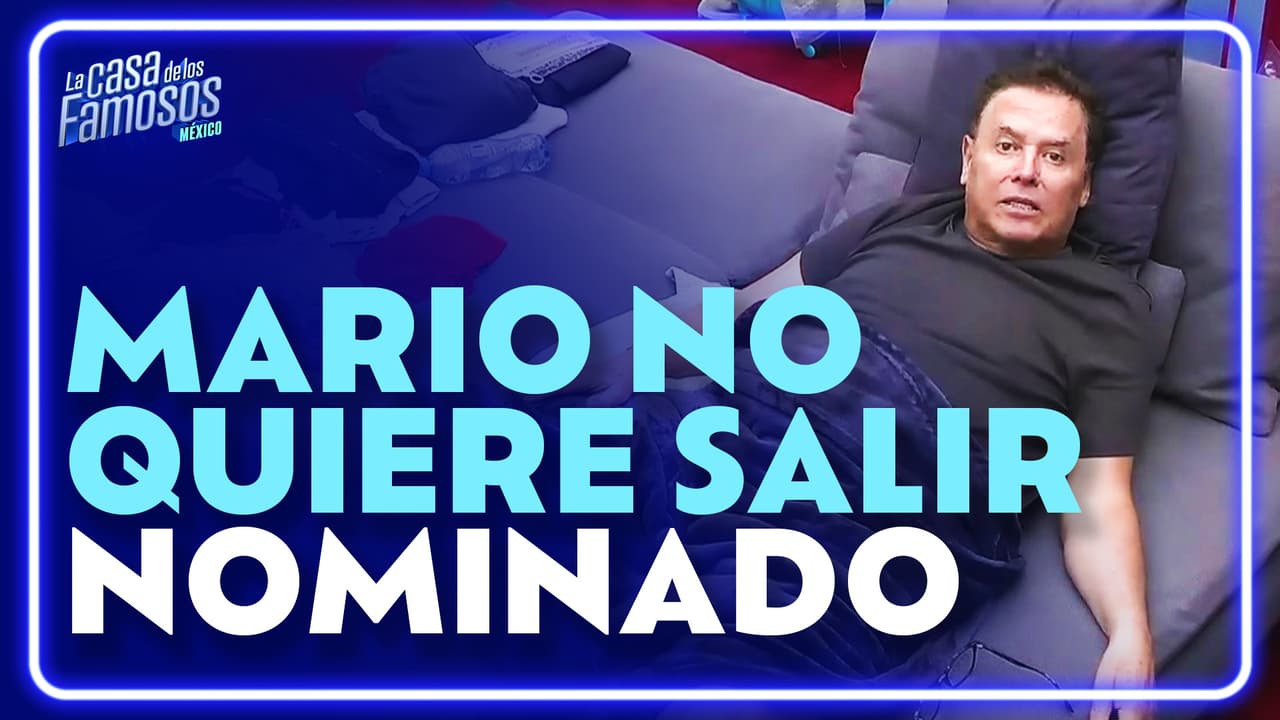Mario Bezares se prepara para la NOMINACIÓN y espera no salir en la placa