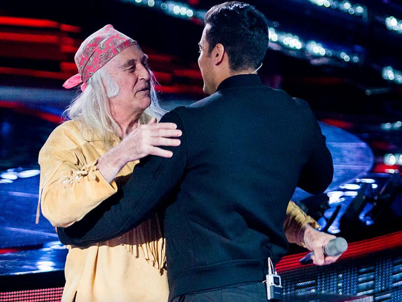 Aunque Ley hizo girar a los cuatro coaches, decidió formar parte del #TeamCarlos.