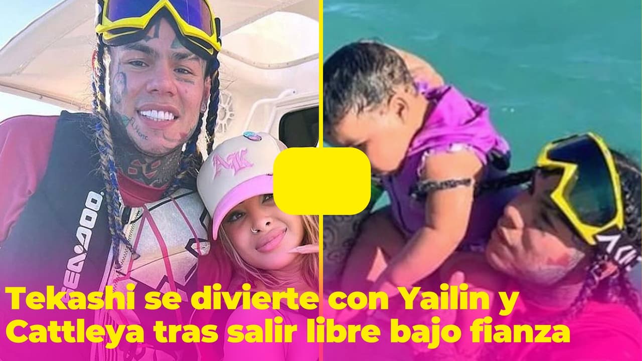 Tekashi la pasa bomba tras salir de prisión y calla así rumores de truene con Yailin frente a todos