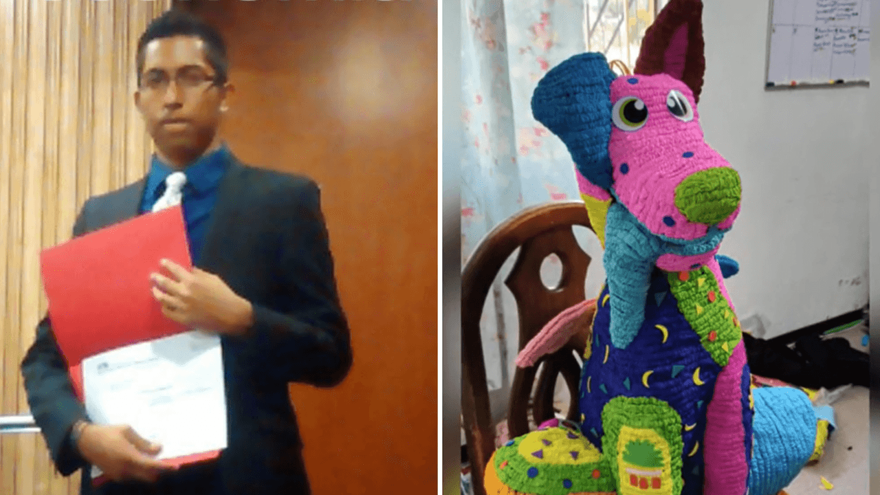 De economista a vendedor de piñatas: dejó su trabajo, puso negocio y cautivó con su historia