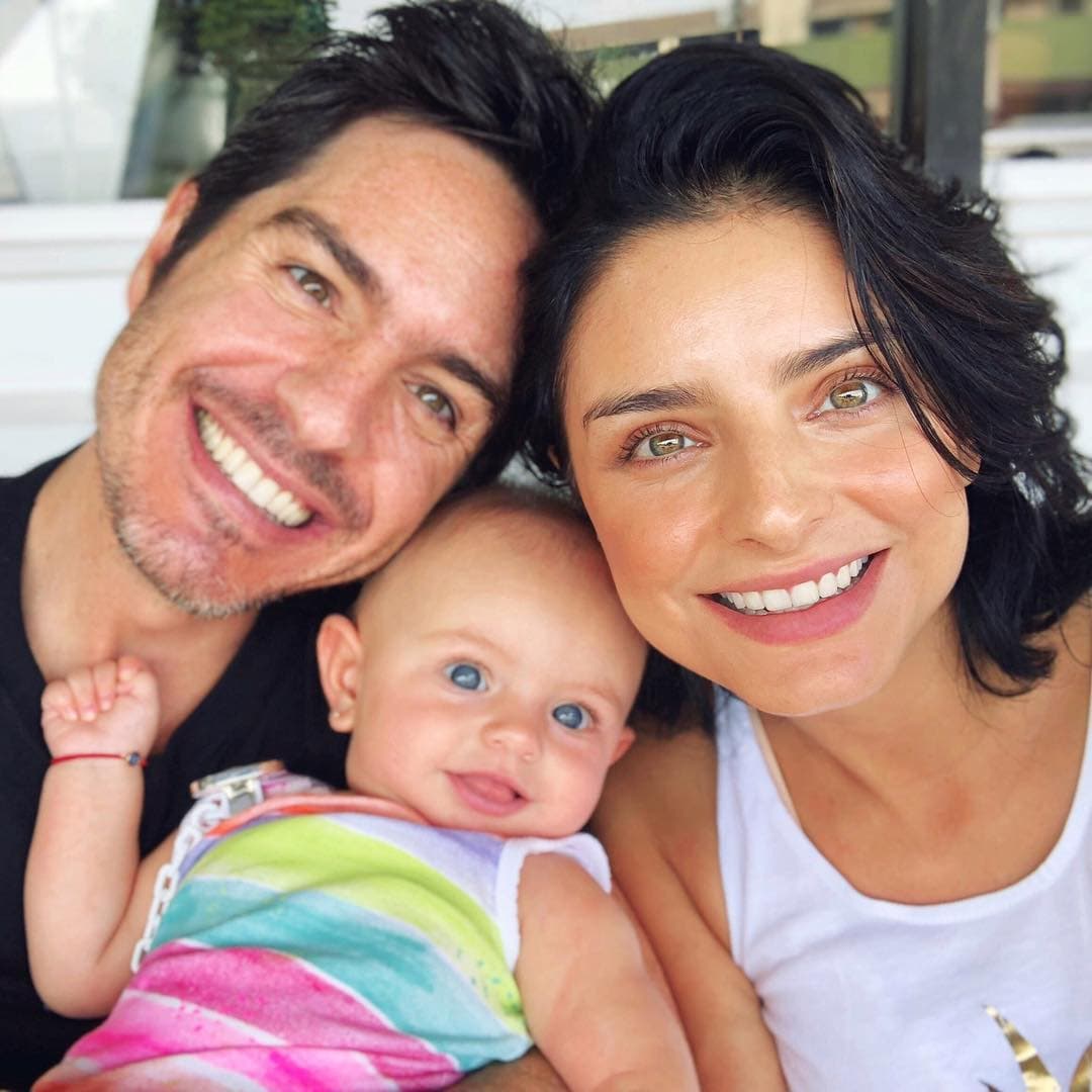 Esta es una de las fotos más felices de esta singular familia.