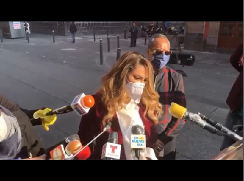 La mañana del 19 de mayo, Ninel Conde acudió al Palacio Nacional de México, lugar donde desempeña sus funciones el presidente de la República, Andrés Manuel López Obrador, para entregarle una carta solicitando de su ayuda para recuperar a su hijo. “Este señor (Medina) utiliza de bandera tanto a su gobierno como a sus funcionarios. Pido que se haga justicia, ya casi son tres meses sin mi hijo y ya quiero poder tenerlo conmigo y abrazarlo, Ya es mucho tiempo el que ha pasado y no hay ni una respuesta”, dijo a la prensa, según reportó TVyNovelas.