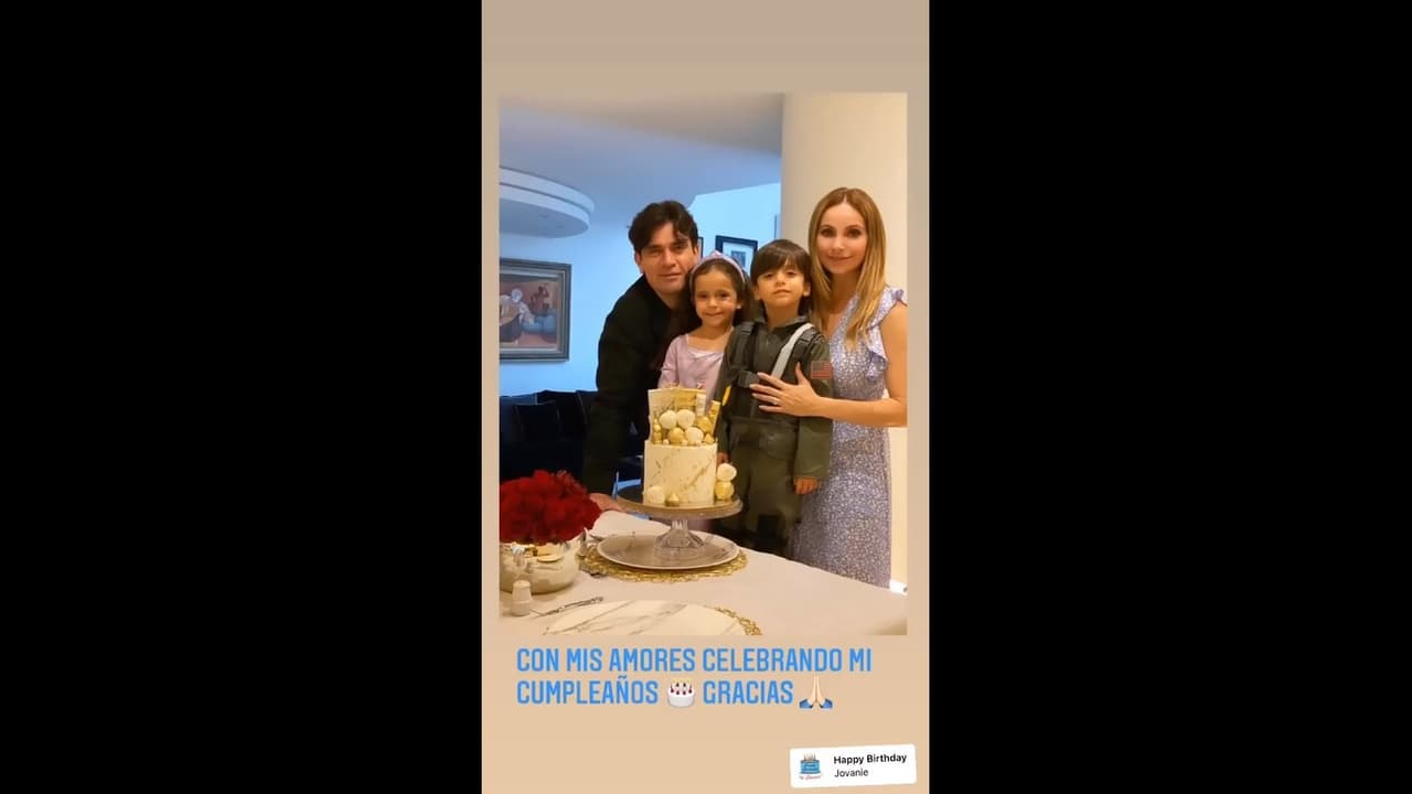 Elizabeth Álvarez mostró cómo celebró su cumpleaños junto a sus hijos y Jorge Salinas