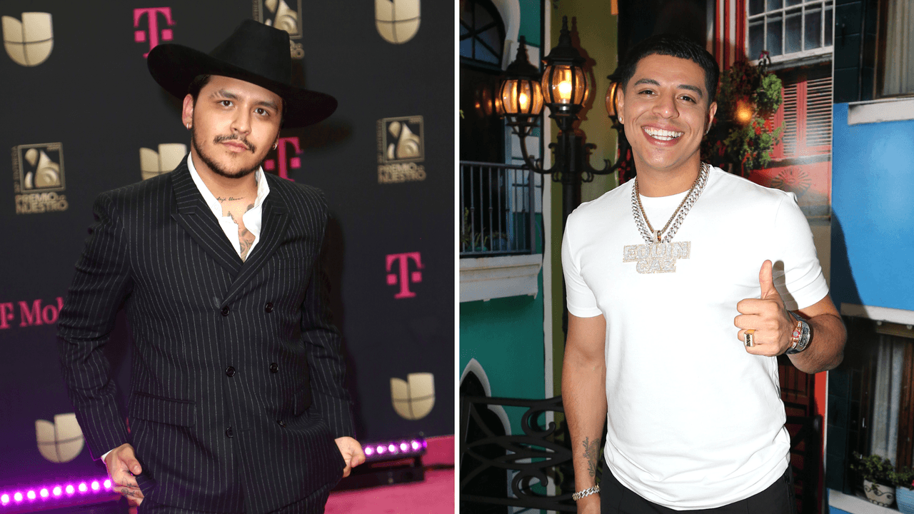 Christian Nodal y Eduin Caz en la lista de los 50 más bellos