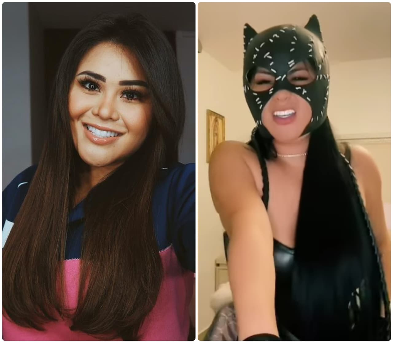Gomita se transforma en 'Gatúbela' y enciende las redes