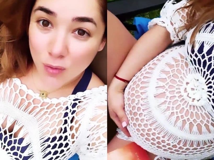 Sherlyn muestra cómo vive los últimos días de su embarazo.