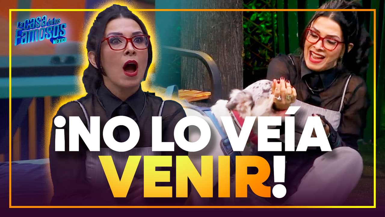 Dalílah recibe la visita de su perrito “Moncho” de manera inesperada!