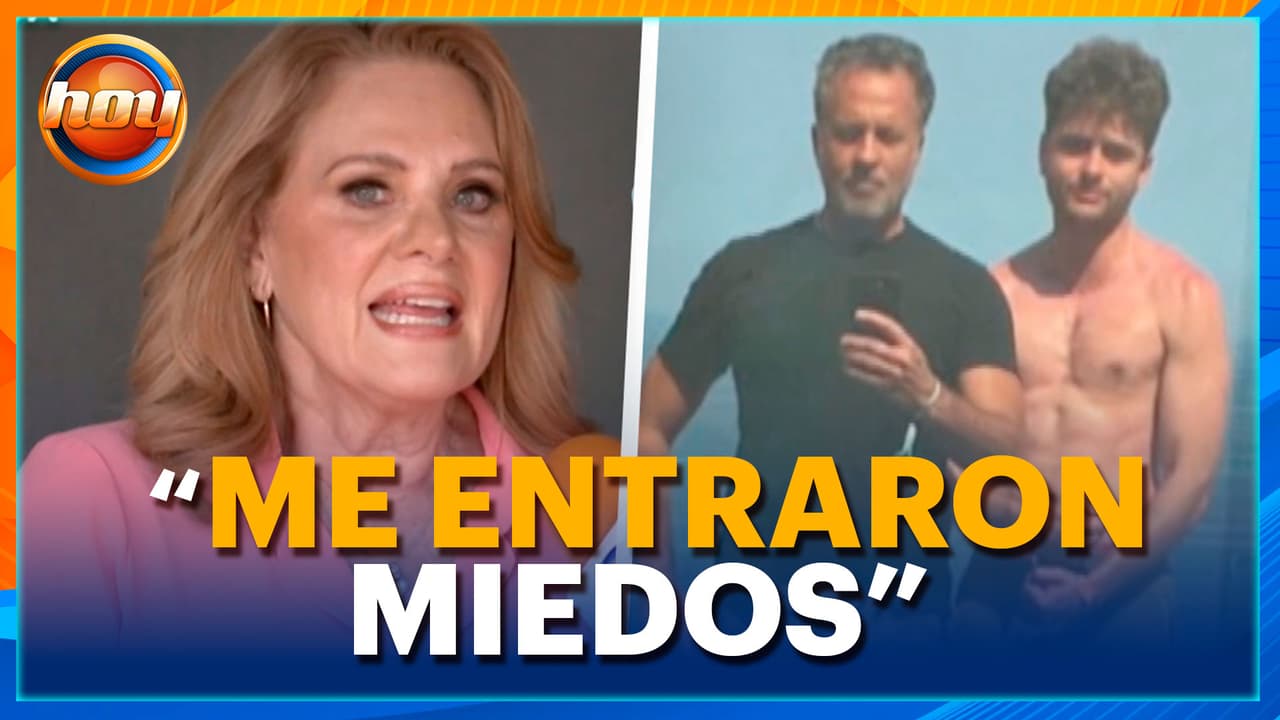 EXCLUSIVA: Erika Buenfil reacciona a la IMAGEN VIRAL de su hijo Nicolás con su papá