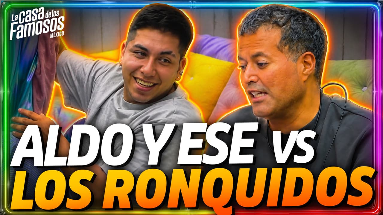 Aldo y Ese Pérez se van A LA SALA a dormir por los ronquidos