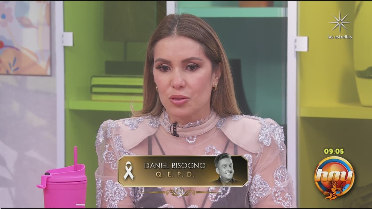 Así se despidió Andrea Escalona de Daniel Bisogno