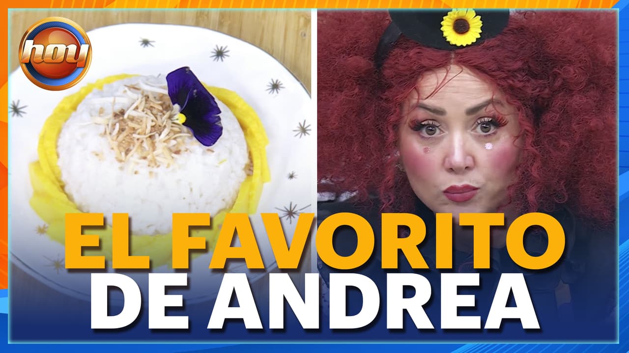 Chef Mariano sorprende a Andrea Legarreta con un postre por su cumpleaños