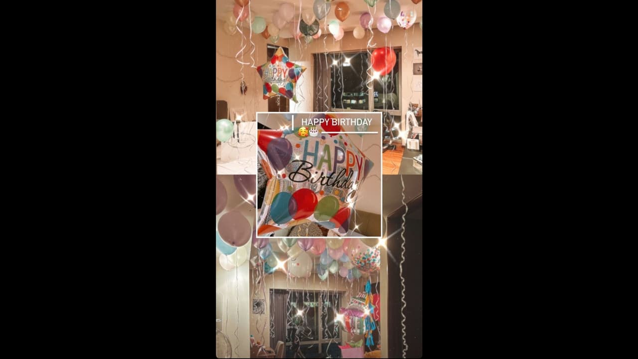 “Gracias mi amor”, señaló el galán de televisión en las imágenes, donde destacó que Irina Baeva también fue la encargada de envolver los regalos de sus hijas.