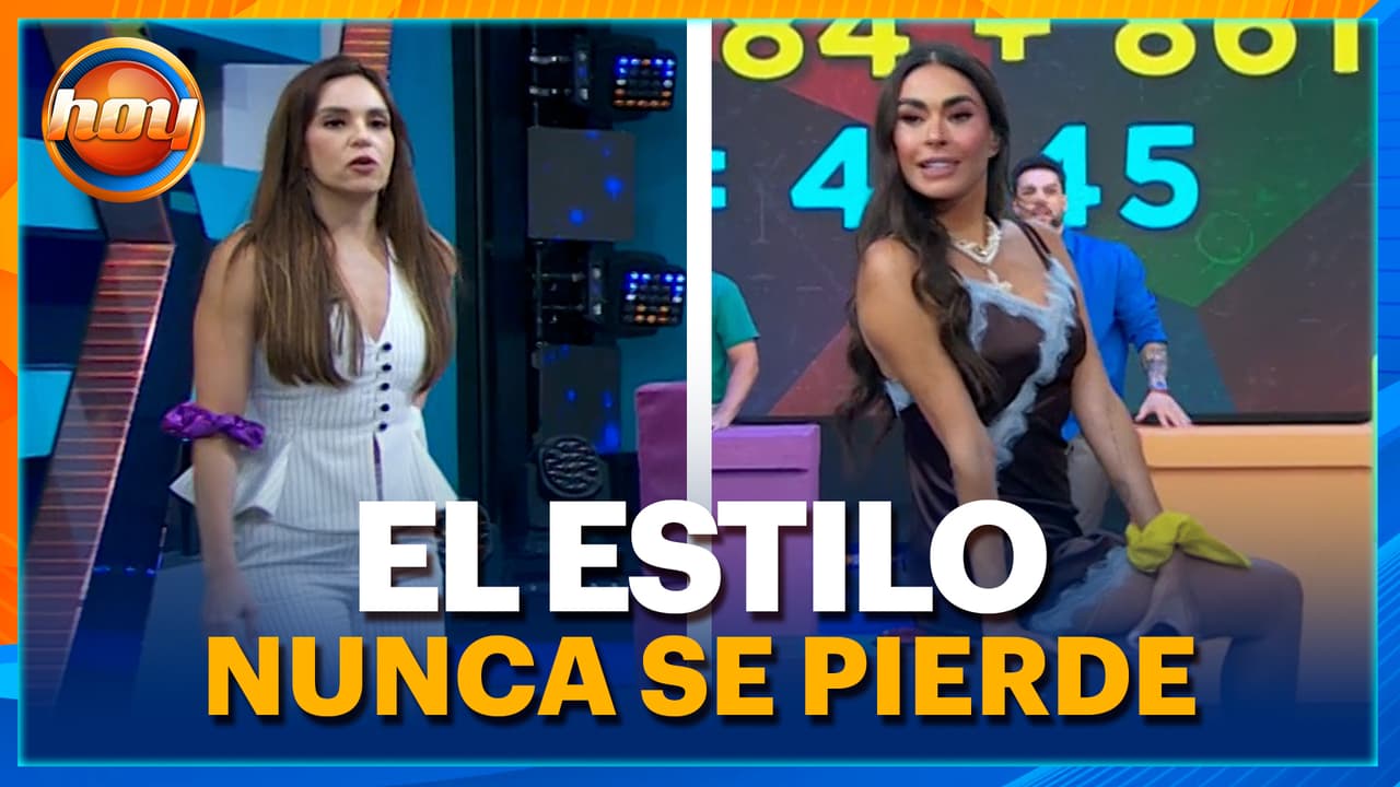 Galilea Montijo perdió con estilo el juego 'Cubos matemáticos'