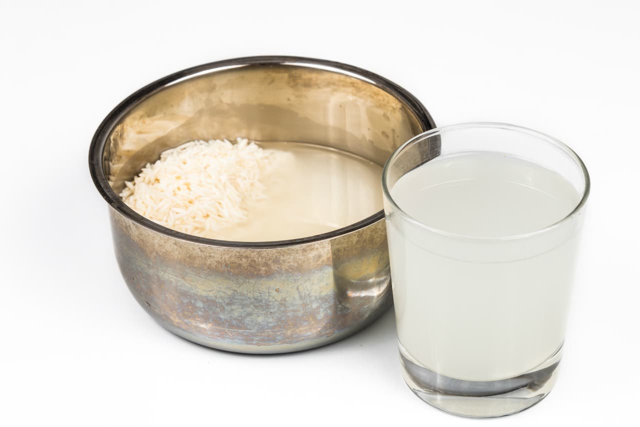 El agua de arroz es muy utilizada por las mujeres orientales