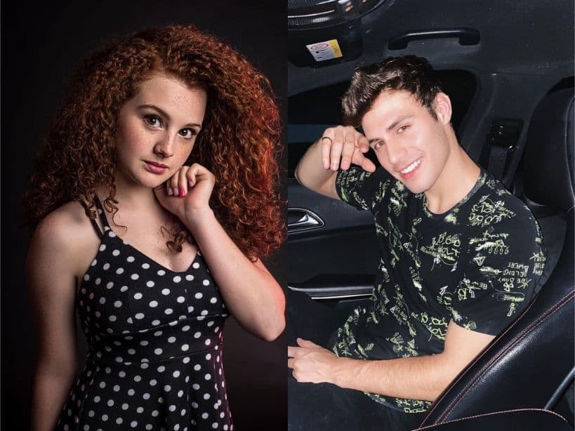 Briggitte Bozzo muestra la gran diferencia de estatura entre ella y su novio; él le lleva 40 cm
