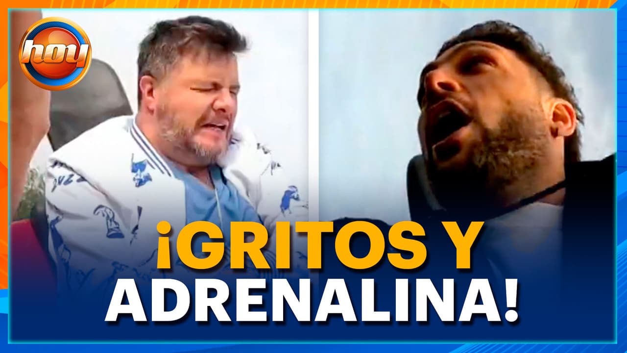 Nicola y Paul se suben a JUEGO mecánico y viven una experiencia EXTREMA